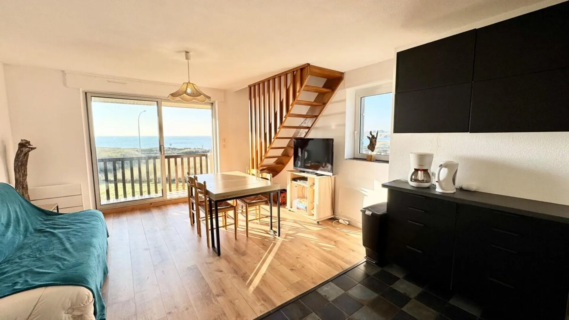 기델 Duplex - Balcon - Vue Ocean 180 아파트 0*,  프랑스